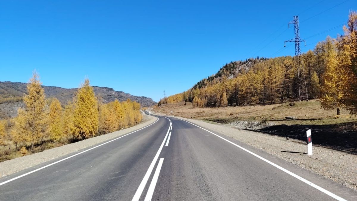 Ремонт дорог в Горном Алтае