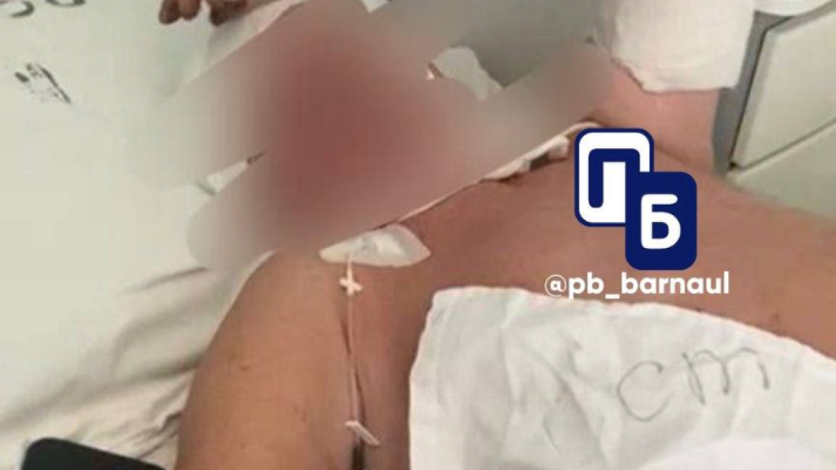 Пенсионер в больнице 