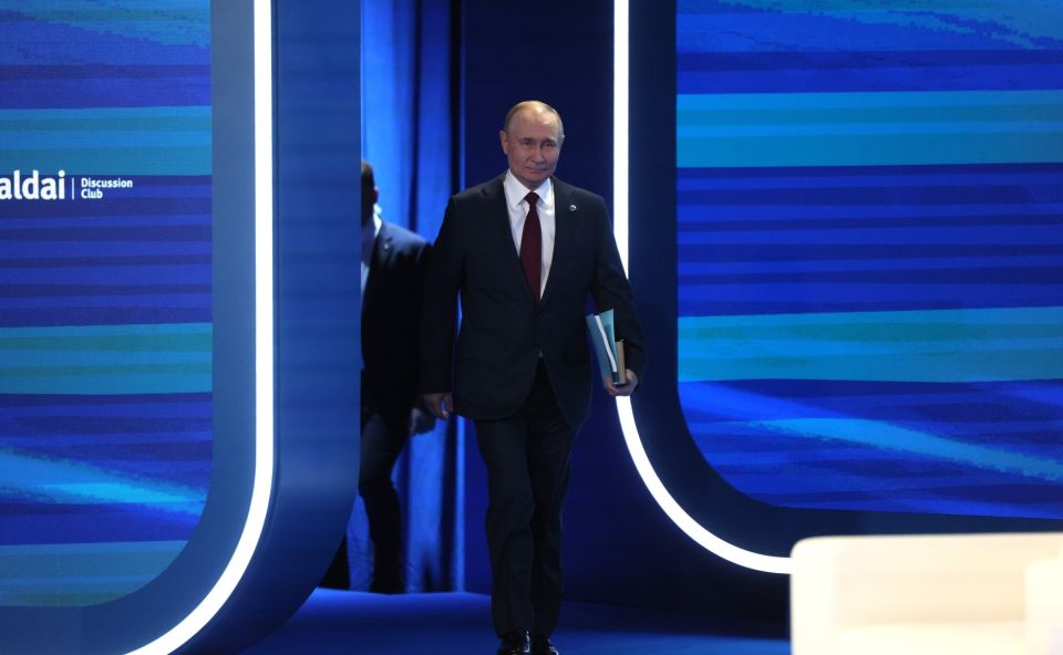 Владимир Путин на "Валдае"