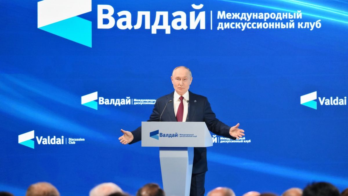 Владимир Путин на "Валдае"