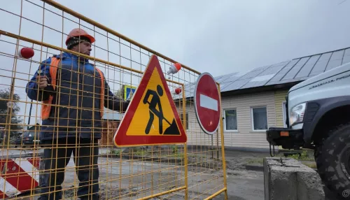 В Барнауле продлили перекрытие улицы Мамонтова из-за строительства газопровода