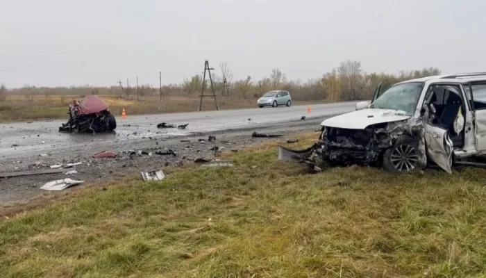 Иномарку разорвало пополам: страшное ДТП произошло на въезде в Барнаул
