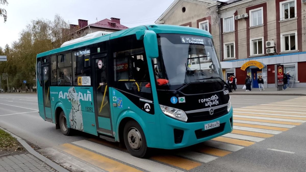 Новые автобусы в Горно-Алтайске 