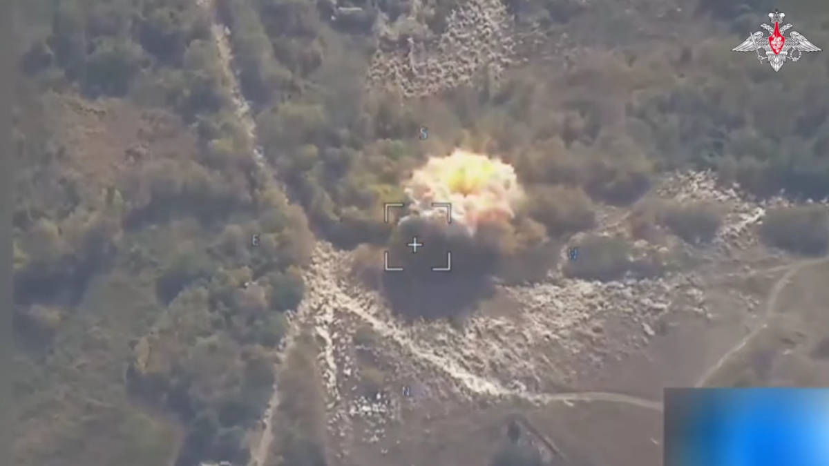 Удар по РСЗО HIMARS
