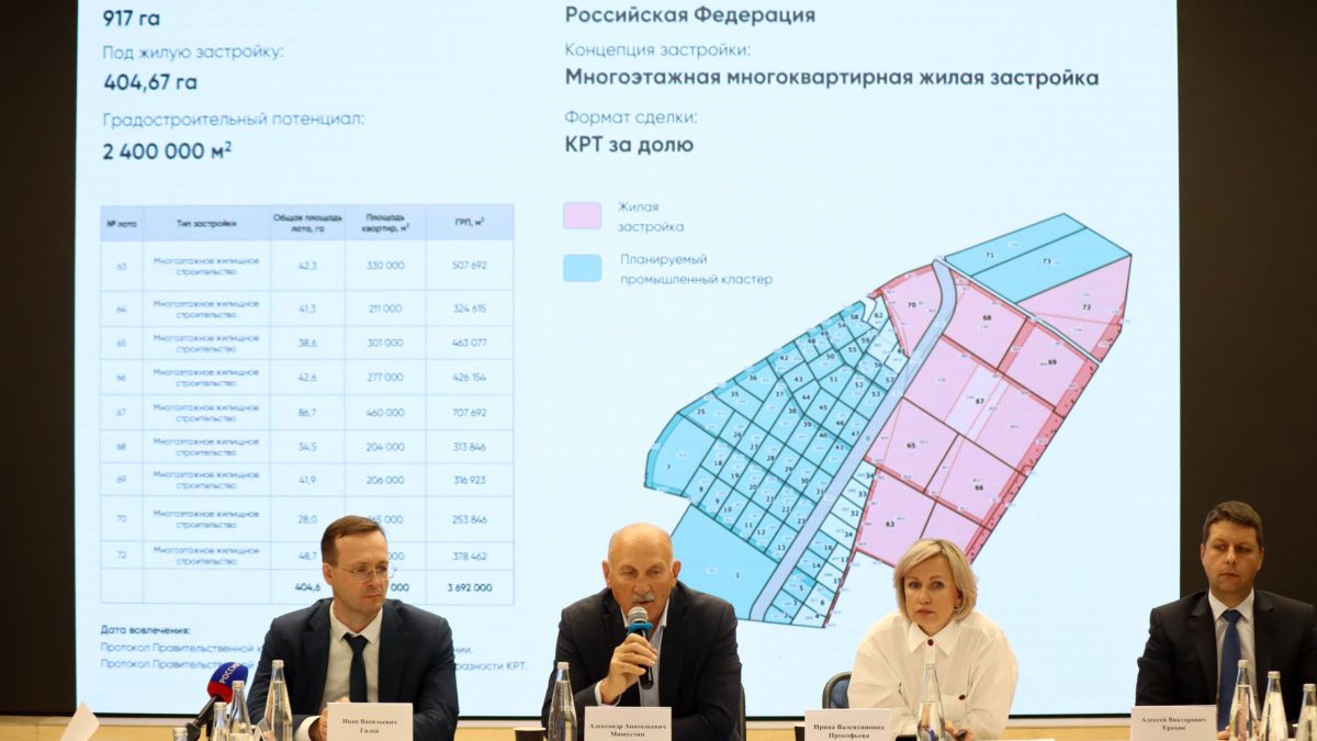 Круглый стол. Строительство на землях ДОМ.РФ. 2025 год