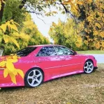 Турбодвигатель и 280 лошадей: в Горном Алтае продают розовый Toyota Mark II