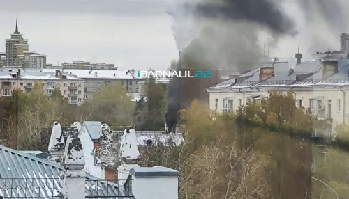 Пожар произошел в ресторане Пили-Швили в центре Барнаула