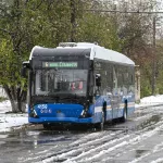 Четыре новых троллейбуса вышли на маршруты в Барнауле. Фото