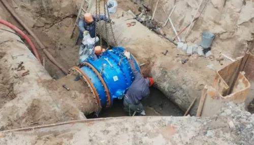 Росводоканал Барнаул модернизирует арматуру на водоводах речных водозаборов