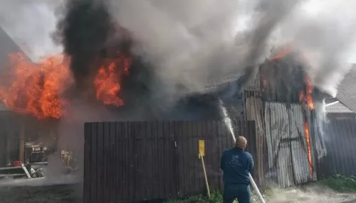 Жилой дом, гараж и лес: три пожара случилось за сутки в Республике Алтай