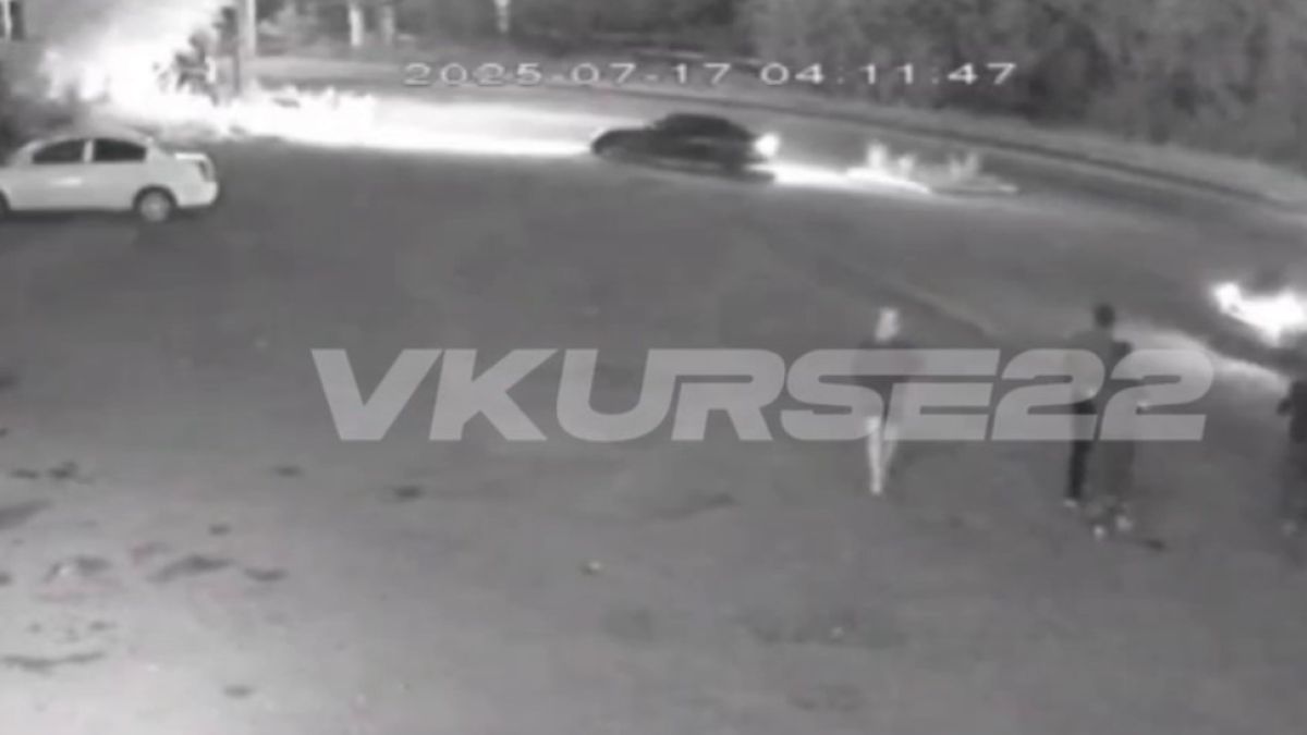 Кадр с камеры видеонаблюдения