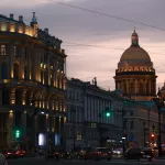 Пока вы спите: как выглядит Петербург в свете ночных фонарей. Фоторепортаж