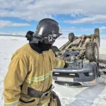 Toyota слетела с трассы в Республике Алтай и перевернулась: есть пострадавший
