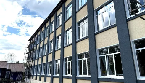 Большой капремонт горно-алтайского лицея №1 близится к завершению