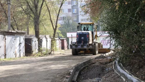 В Бийске стартовал ремонт дороги на улице Ленинградской