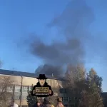 Два пожара рядом с образовательными учреждениями вспыхнули в Барнауле 