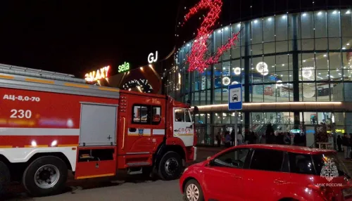 В барнаульском ТРЦ Galaxy произошел пожар на фудкорте