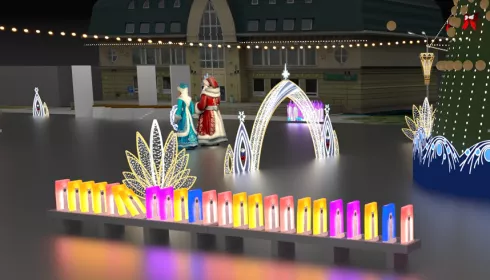 24,4 млн рублей выделили на новогодний городок в Барнауле: как он будет выглядеть