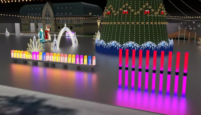 Подготовка новогоднего городка в Барнауле на новом месте обойдется в 50 млн рублей