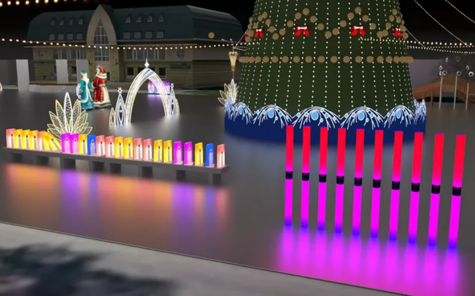 Подготовка новогоднего городка в Барнауле на новом месте обойдется в 50 млн рублей