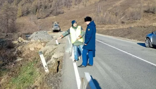 В Республике Алтай подрядчик сорвал срок ремонта участка дороги на Казахстан