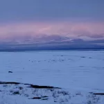 Тонкая шерстяная шаль: красота присыпанного снегом хребта Сайлюгем. Фото