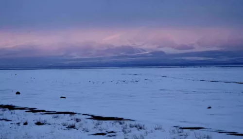 Тонкая шерстяная шаль: красота присыпанного снегом хребта Сайлюгем. Фото