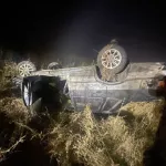 Под Новосибирском водитель пятнашки улетел в кювет и погиб
