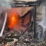 В селе Майма Республики Алтай произошел крупный пожар