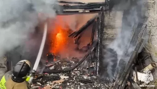 В селе Майма Республики Алтай произошел крупный пожар