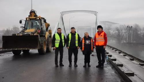 Строительство нового Платовского моста в Республике Алтай завершено на 75%