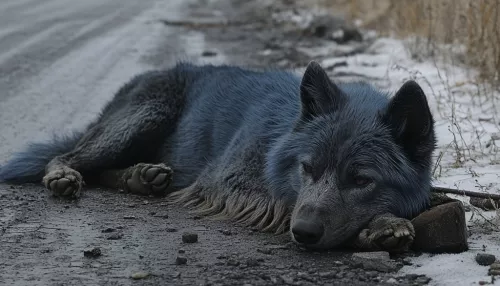 В Чернобыле заметили собак-мутантов с синей шерстью