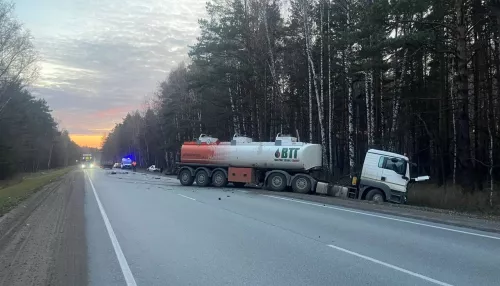 На новосибирской трассе произошло смертельное ДТП с участием бензовоза