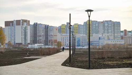 Благоустройство парка за ТЦ Европа в Барнауле остановили на зиму