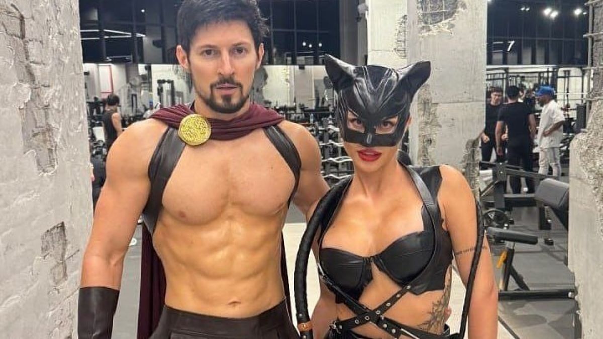 Павел Дуров и Илона Коринец