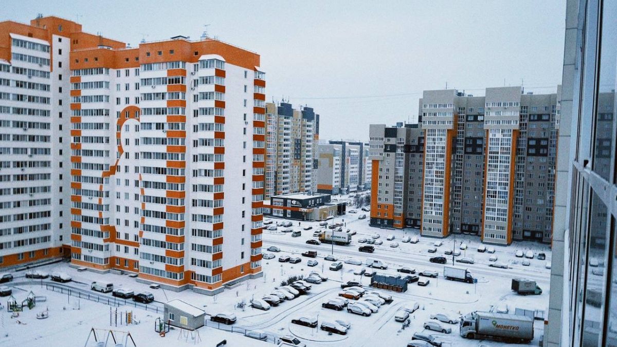 Снег в Барнауле 5 ноября