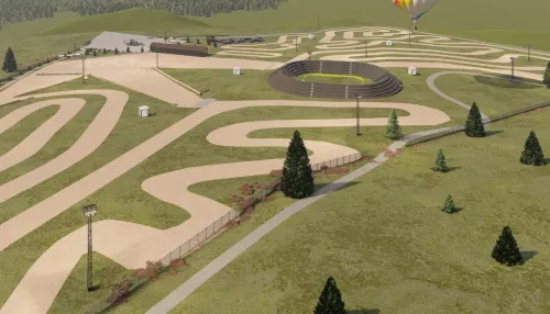 Спорткомплекс для любителей мотоциклов хотят создать под Горно-Алтайском. Рендеры