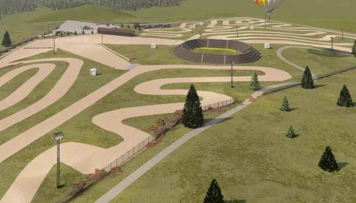 Спорткомплекс для любителей мотоциклов хотят создать под Горно-Алтайском. Рендеры