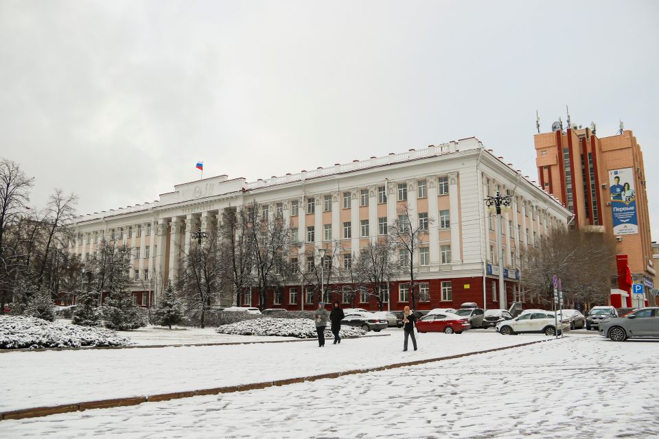 Снег в Барнауле