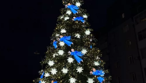 Сказочное преображение: в Горно-Алтайске украсили набережную к Новому году