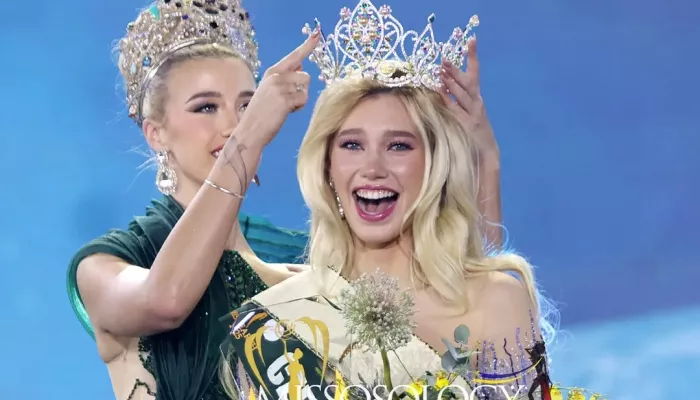 Новой Мисс Земля стала 21-летняя Натали Пушкинова из Чехии. Фото модели