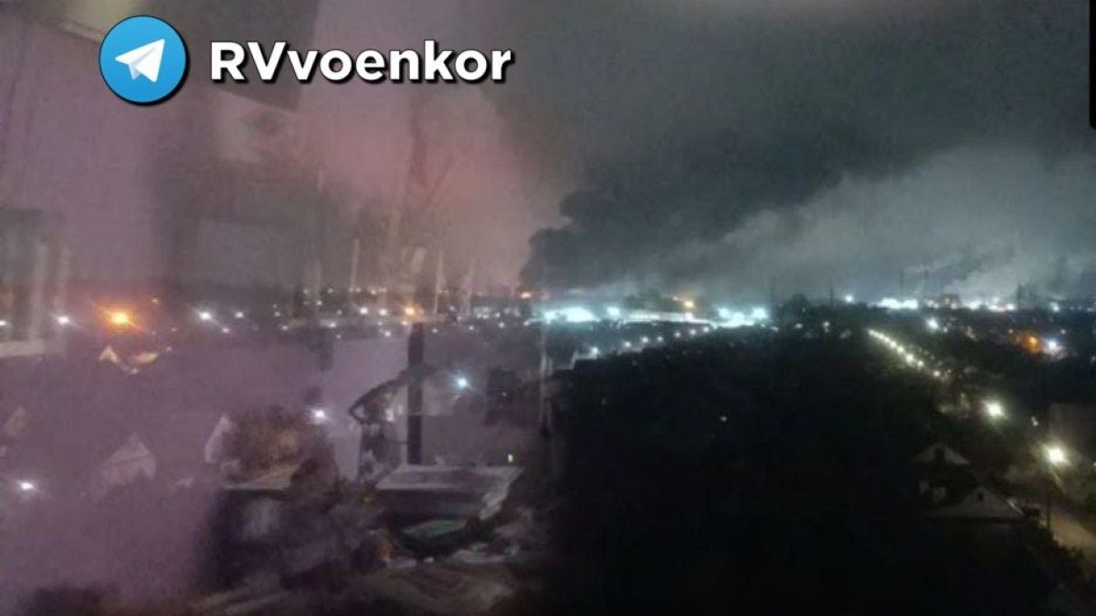 Пожар на Украине