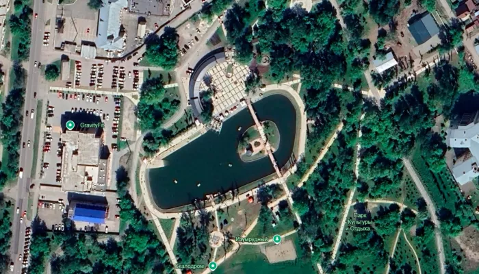 Микрозелень: как выглядят парки Барнаула с орбиты Земли. Космофото