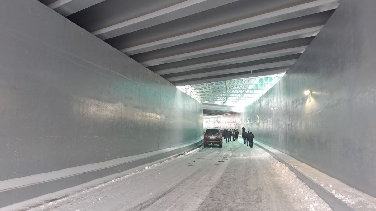 Открытие развязки на Змеиногорском тракте в Барнауле