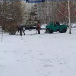 Власти объяснили укладку асфальта в Барнауле на фоне снегопадов