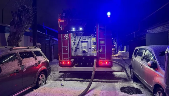 Два крупных печных пожара потушили в Алтайском крае за ночь