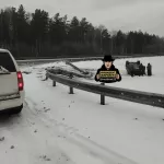 Стали известны подробности ДТП с пробившим ограждение BMW X6 в Алтайском крае