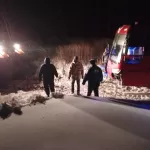 Автобус с пассажирами в метель снесло с трассы в Алтайском крае