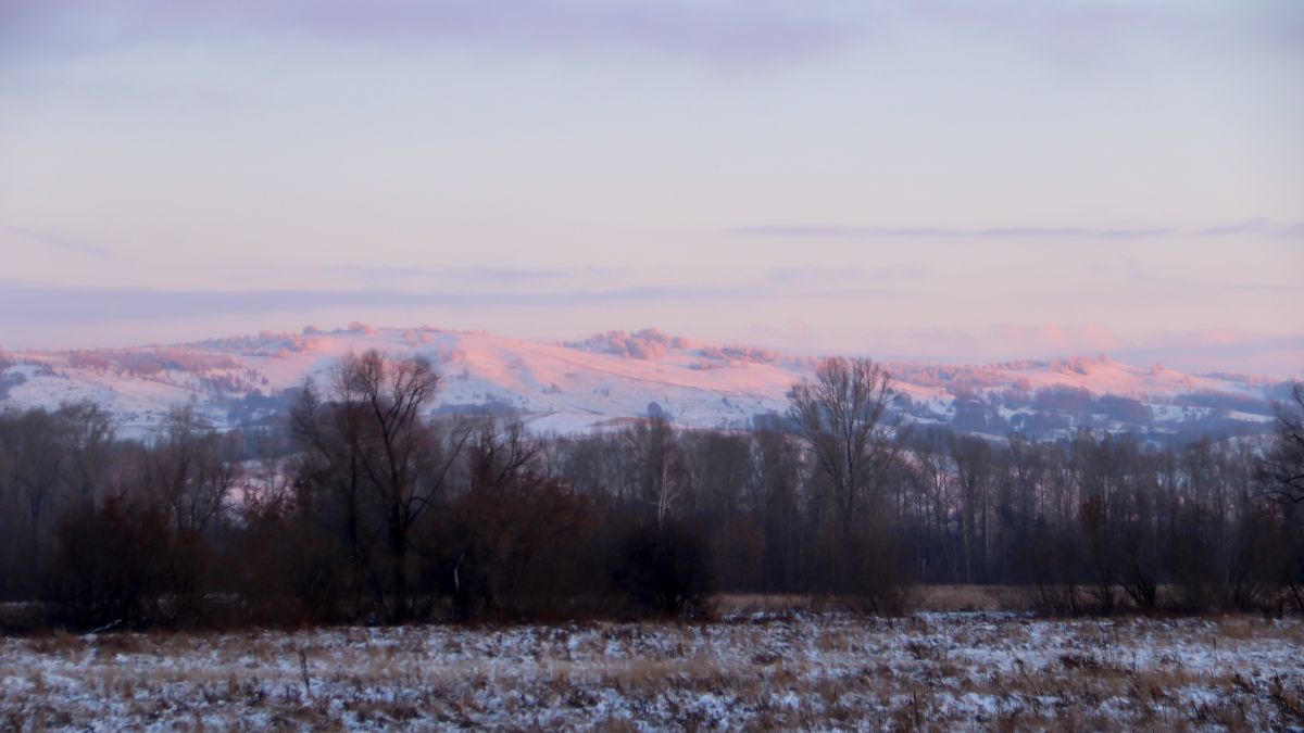 Гора Бабырган на пороге зимы. Ноябрь 2025 года