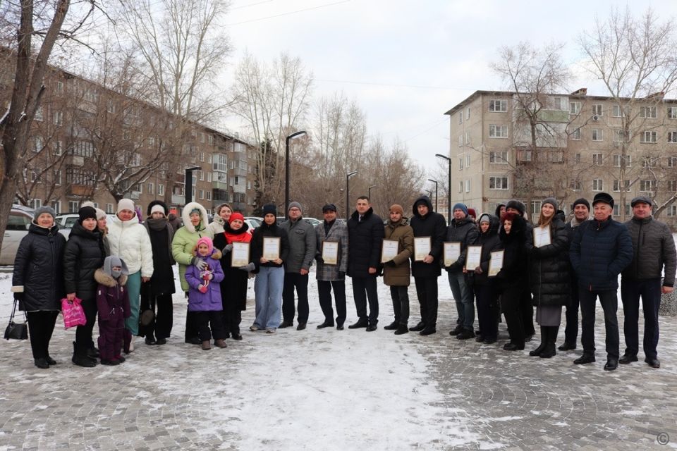 Открытие сквера по ул. Антона Петрова